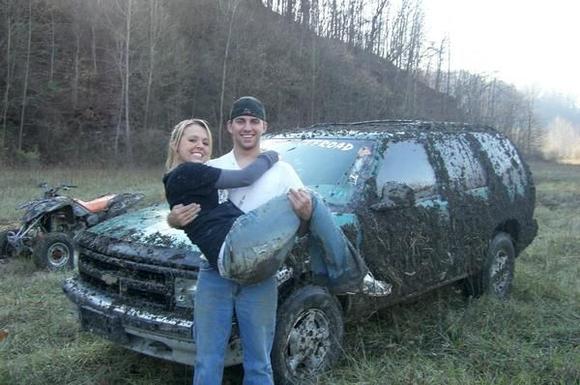 the only truck to make it all tha way through the trails