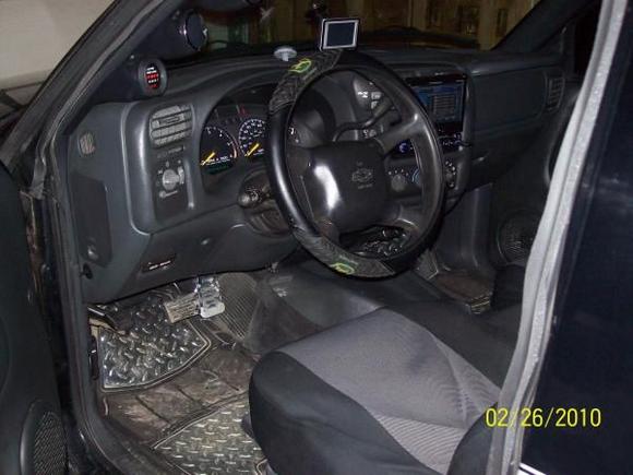 Drivers side view of the interior