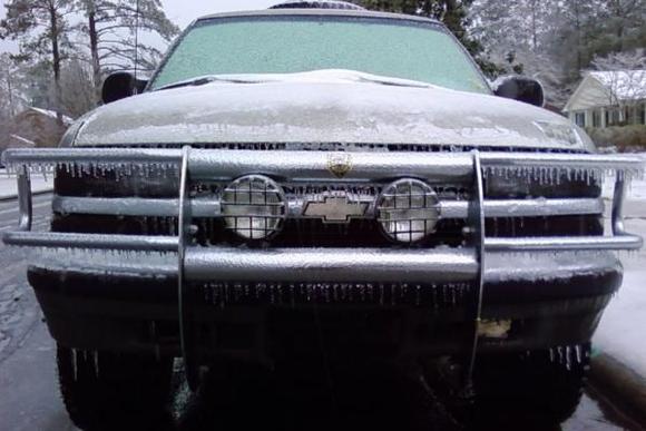 it snowed but its so cold it the abomidable ice blazer