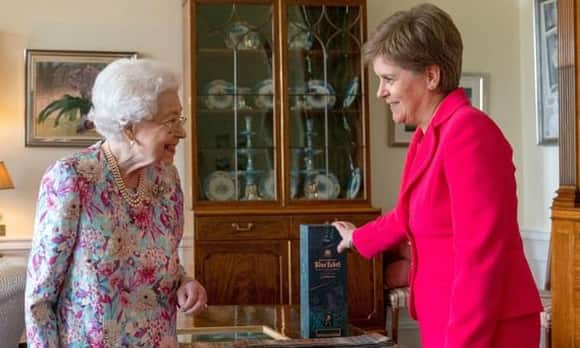 Nicola Sturgeon, who was received by the Queen at Holyroodhouse on Wednesday, said ‘the referendum campaign starts here’.