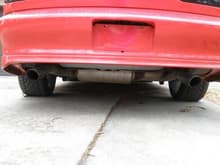 Dual Flowmaster exhaust