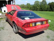 1987 Camaro left rear