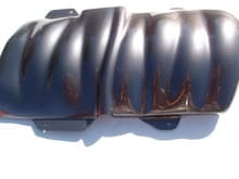 Powdercoated intake manifold cover