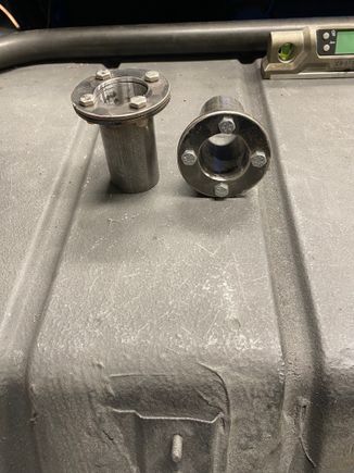 Receivers are welded to the unused upper rear shock locations 