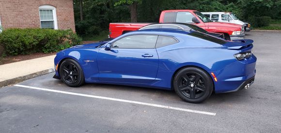 You guys know thisbis my fav pic. The lines over the back wheels and all the bulges in the right places make me look back at it EVERY TIME I PARK. It is hard to drive, has bad ergonomics, horrible sightlines, and interior quality has not improved since my '87 Z24. I bought it to boost it. I can buy a Nissan Versa and drive that daily. This is supposed to be a daily driver but its a pain in the ass to park. 
 