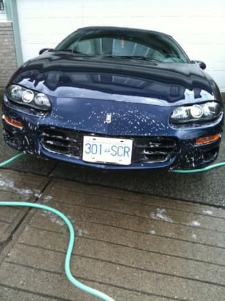 givin her a wash