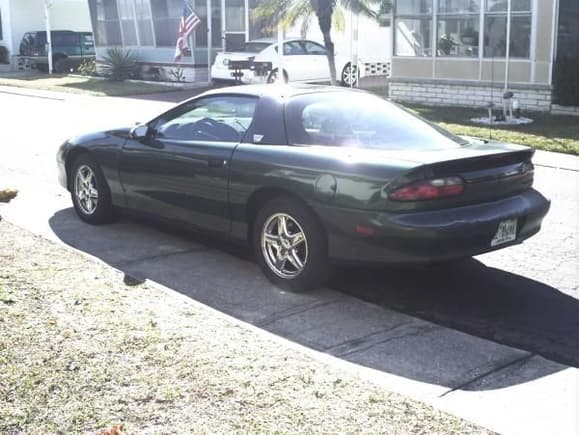 Not too shabby for 47,000 original miles I bought her from original owners.
The rims and tires I took off my last Camaro.