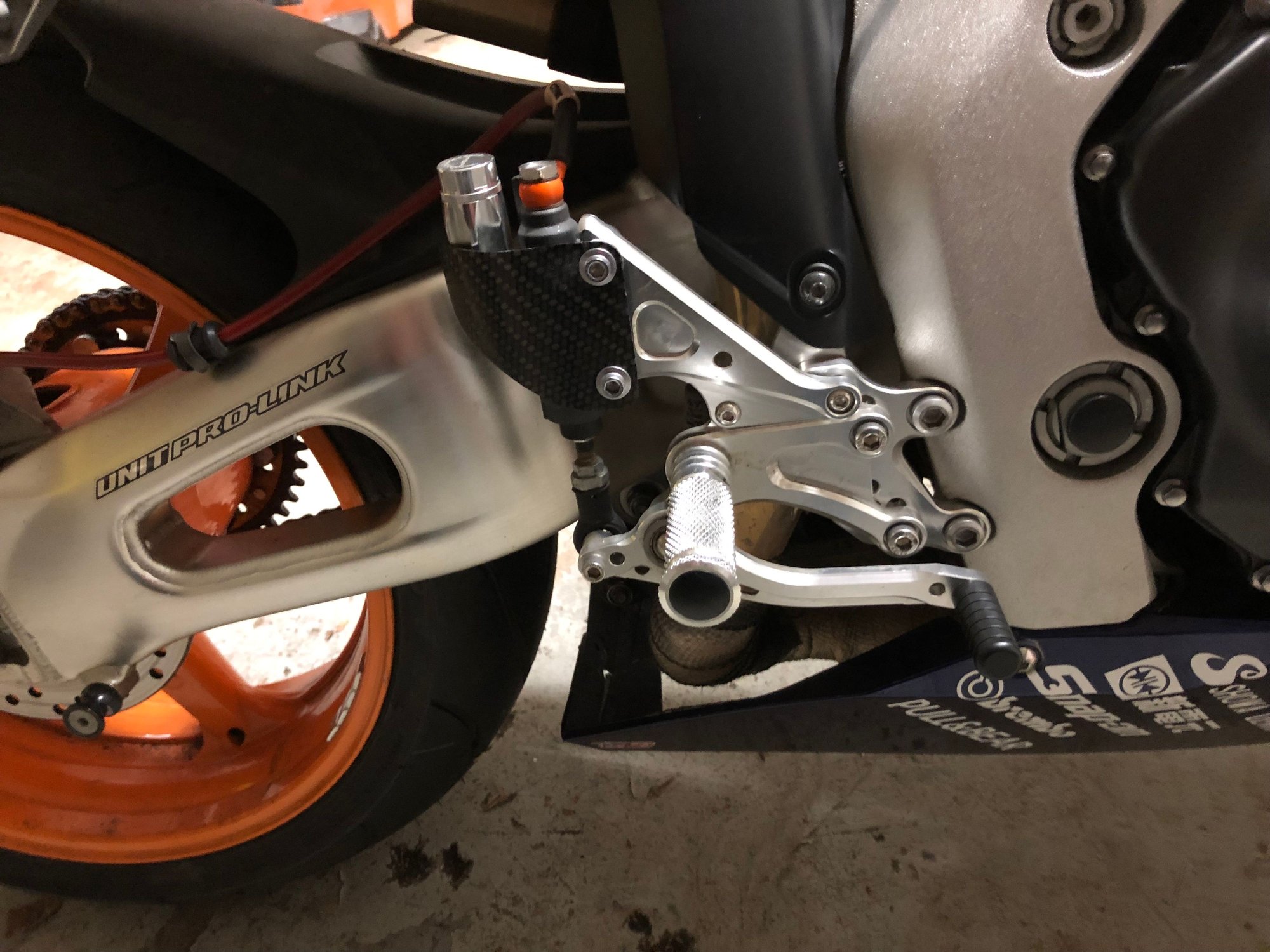 Sato rear sets vs Stock CBR Forum Enthusiast forums for Honda CBR