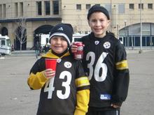 My boys @ the Steeler game