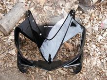 Front fairing repaired