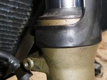 Leaking left fork