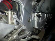 Right Side Frame, Engine, Shock