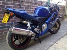 RR backend with l.e.d  rear light,f1 reg light and carefully butchered mounting section..