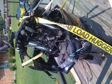 kawasaki zx-9 wreckage