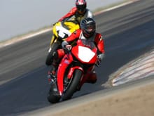 Got to ride the '09 AMA Superbike we built!!! Very slowly..........  lol