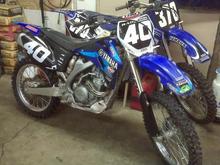 2007 yz250f front
2001 yz125 back