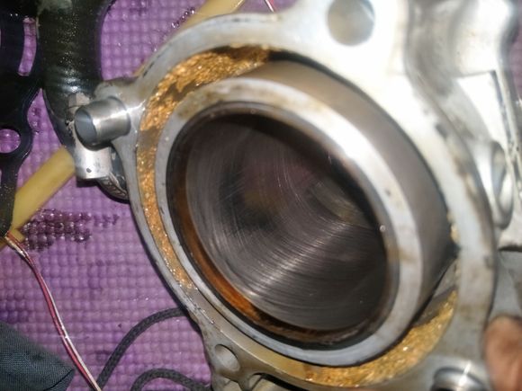 this bore still has its honing, but does have some wear.