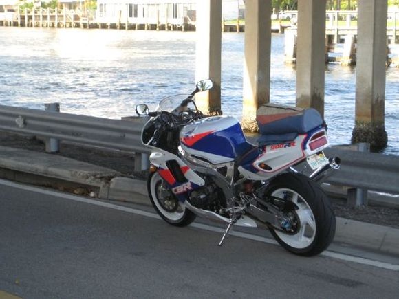 under a bridge