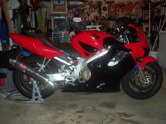 just finished lowering it