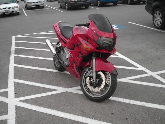 1st bike 1999 kawaskai zx6E