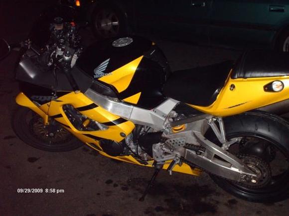 Can u c the new tires?  So pretty. hehe