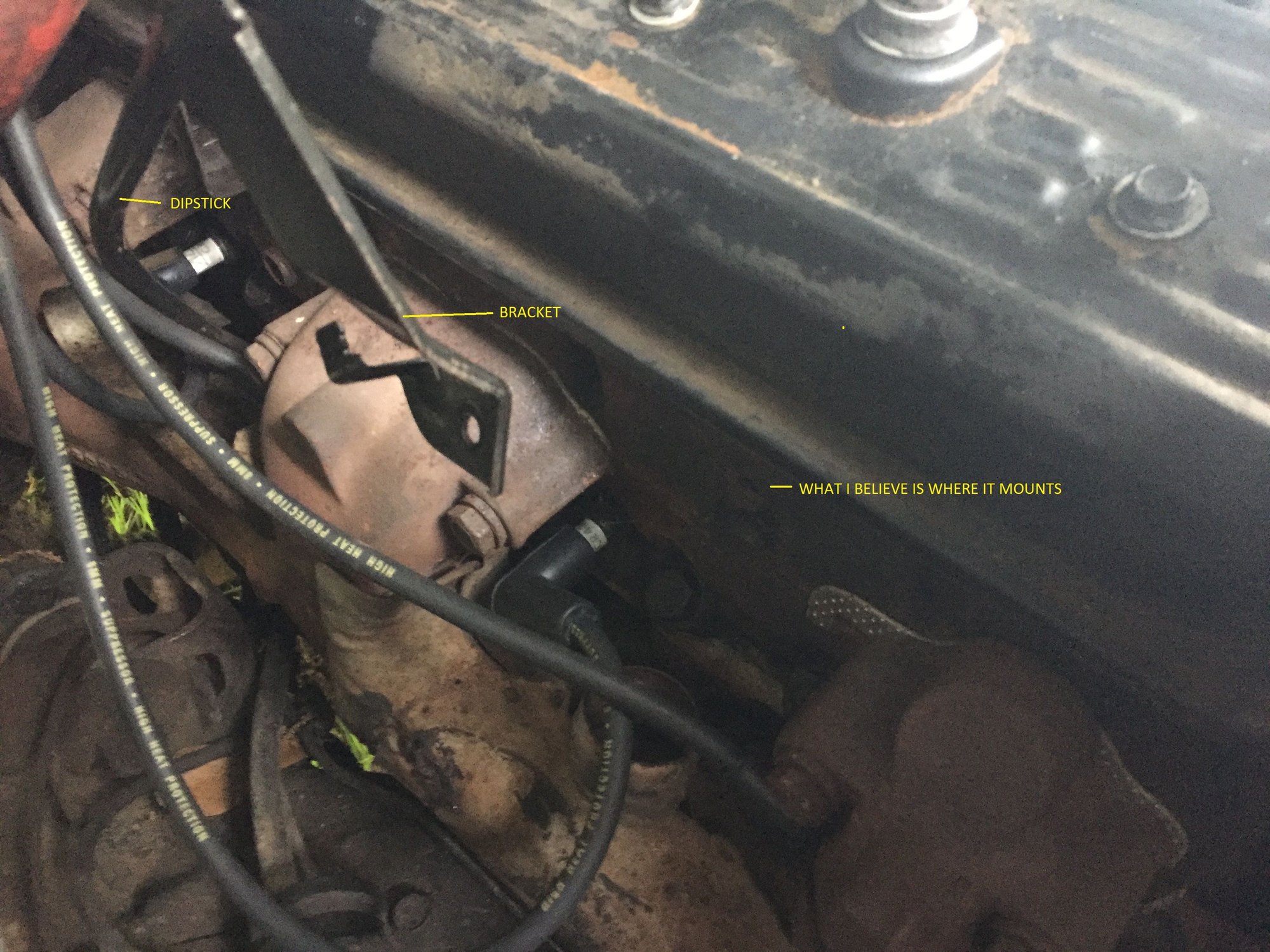Unknown Connector, Dipstick Mounting Chevrolet Forum Chevy