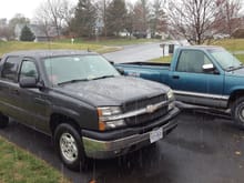 My Trucks in the rain!