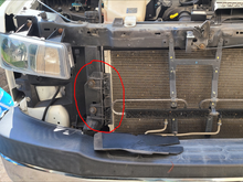 The part, circled in red