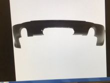 Step 5.4) replace single exhaust balance with dual factory exhaust valance.