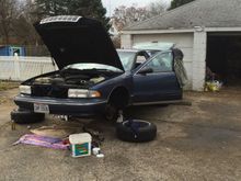 I was replacing the center link and idler arm on this venture.