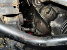 Can anyone help me ID this steering’s part on 1999 Sierra 2500 HD four wheel drive ?