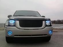 front and halos   and halo fogs  before  I put hood pins on