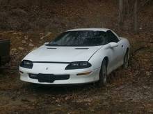 The Camaro before I have started work
