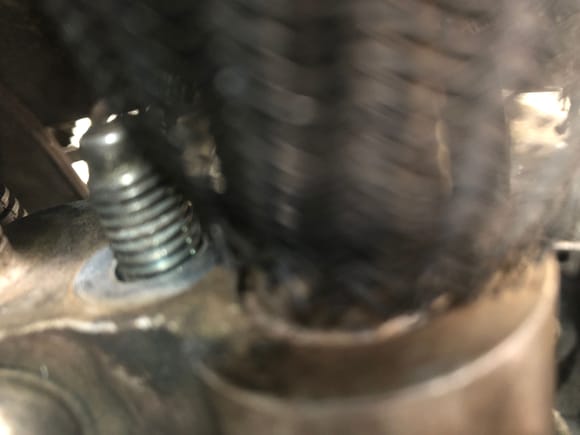 Looking for the size of the nut that fits that stud on the AC compressor if someone could tell me please.
