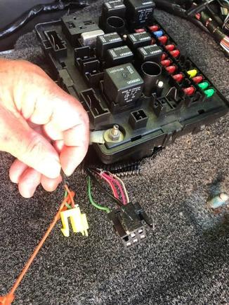 Driver's side- 2 connectors