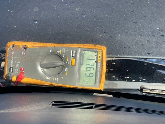 Voltage from alt at 2k rpm