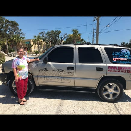 Taking my mom down to the keys to sight see. This tahoe has 430K and has been passed down to my daughter
