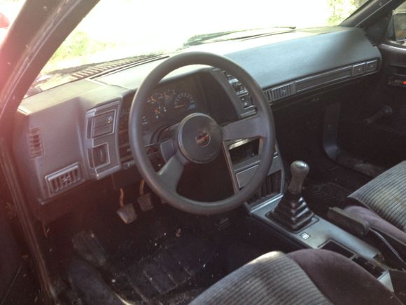 tranny, dashboard, steering wheel, 5 sp transmission