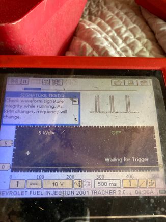 You can see that the signal is not correct and now I’m waiting for suggestions 