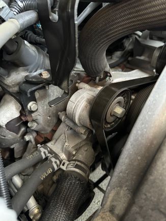 Right side of engine 