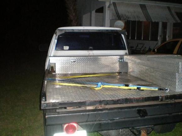Flatbed, Cant decide if i wanna change to a normal bed or Utility, both tool boxes are full.