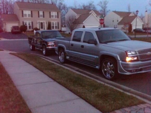 My truck and work truck behind it. All Chevy!!