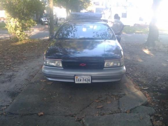 CHEVY IMPALA RED BOWTIE GRILL