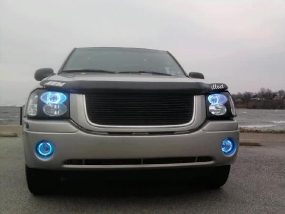 front and halos   and halo fogs  before  I put hood pins on