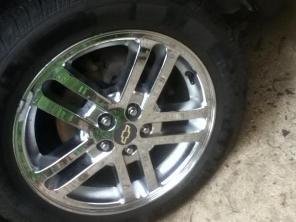 Factory rims. pretty good for now but i wouldnt mind gettin something little more low profile or had some darker parts to it