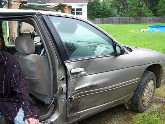 front passenger's door