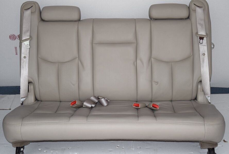 Interior/Upholstery - 00-06 Escalade ESV Suburban Yukon XL Denali Third 3rd Row Bench Seats Tan - Used - -1 to 2026  All Models - Accokeek, MD 20607, United States