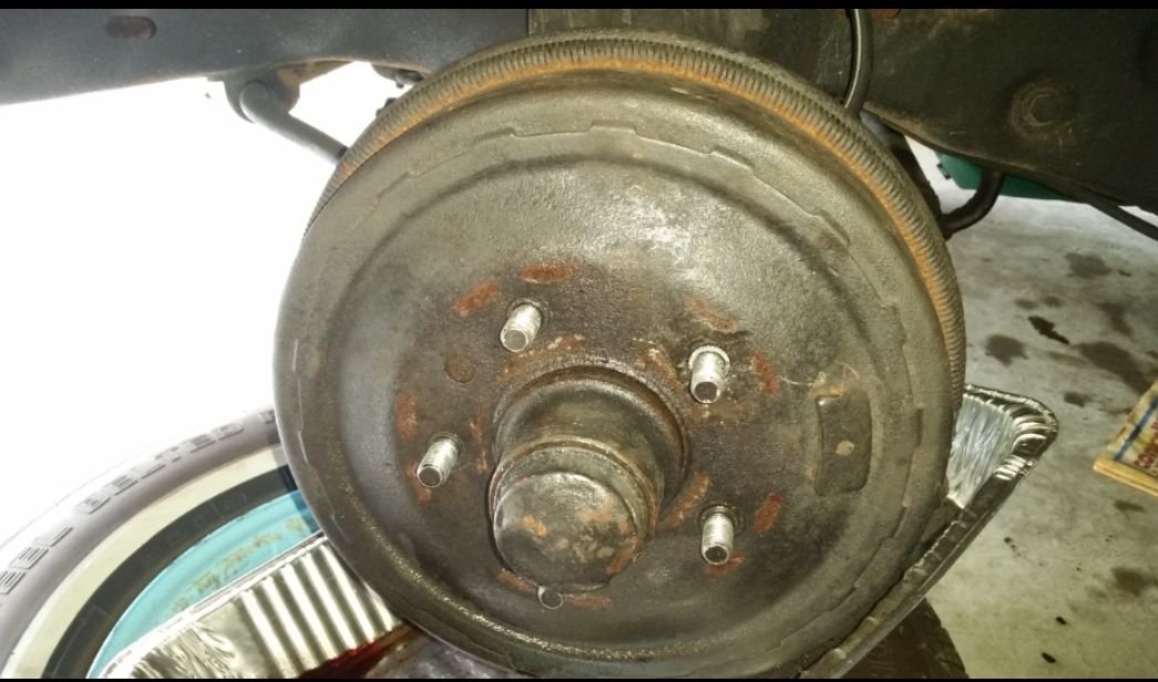 Removing brake drum on a 55 Super 88?
