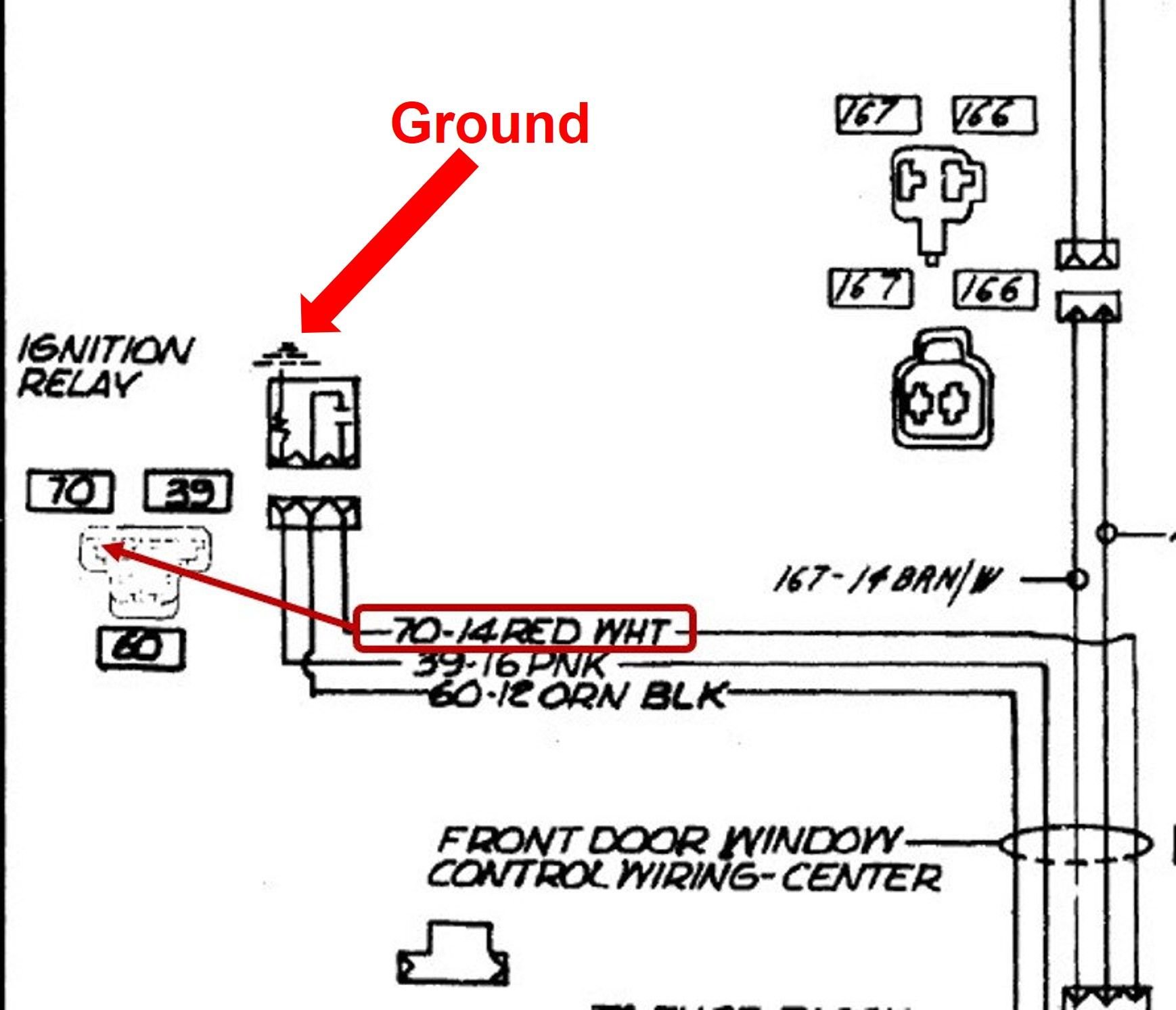 Power window relay wiring