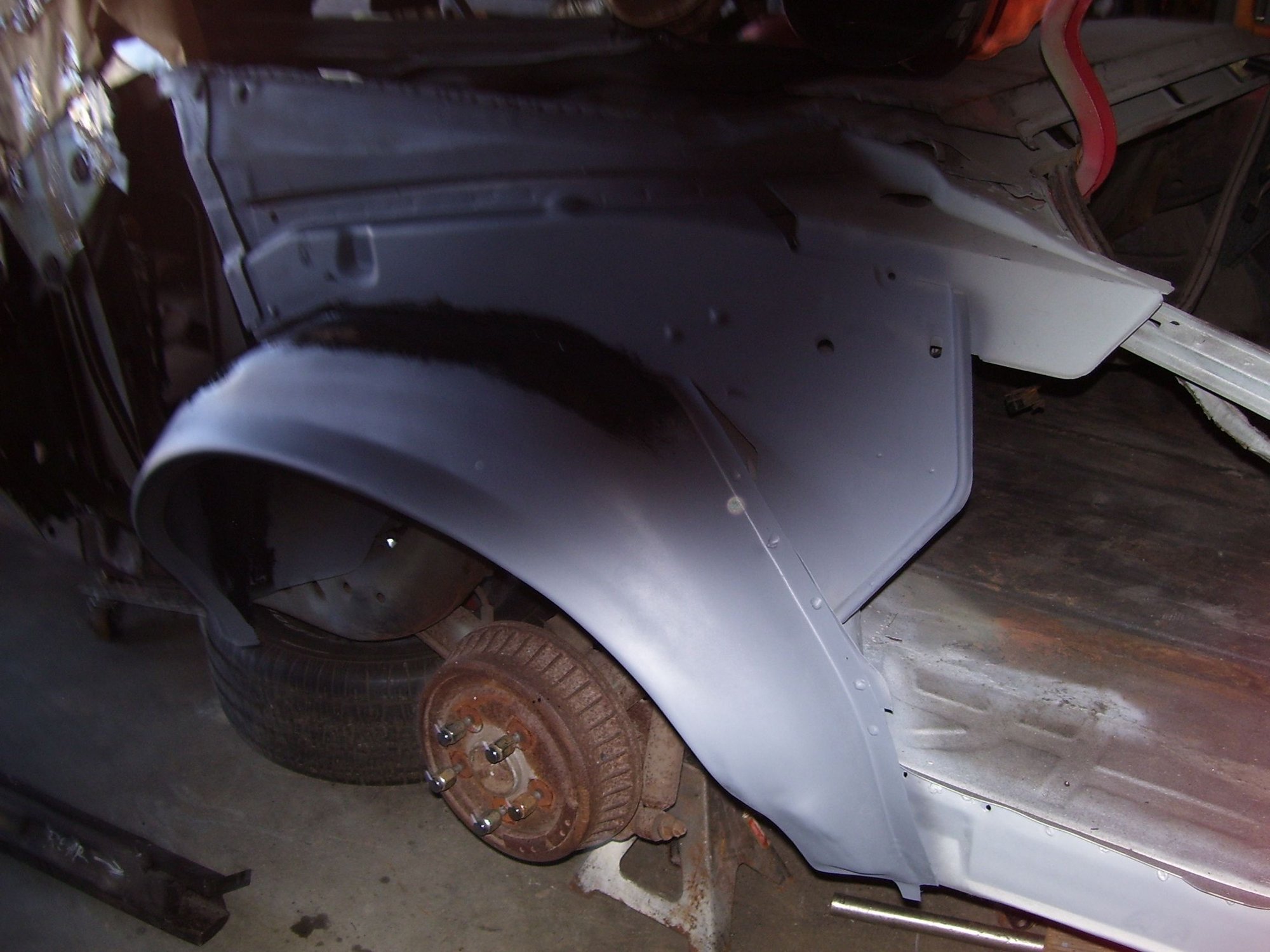 ready to put quarter on all weld thru primer